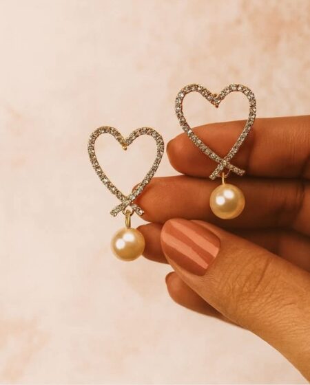 Pearl Charm Hearts