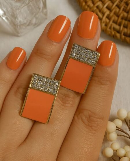 Coral Glint Rectangles