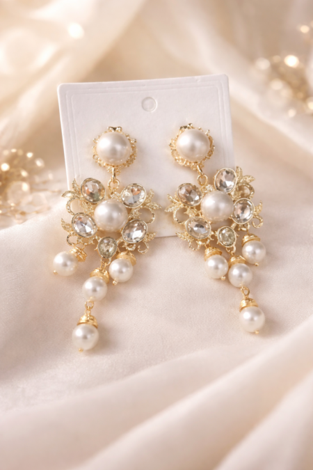 Royal French Pearl Drop Earrings